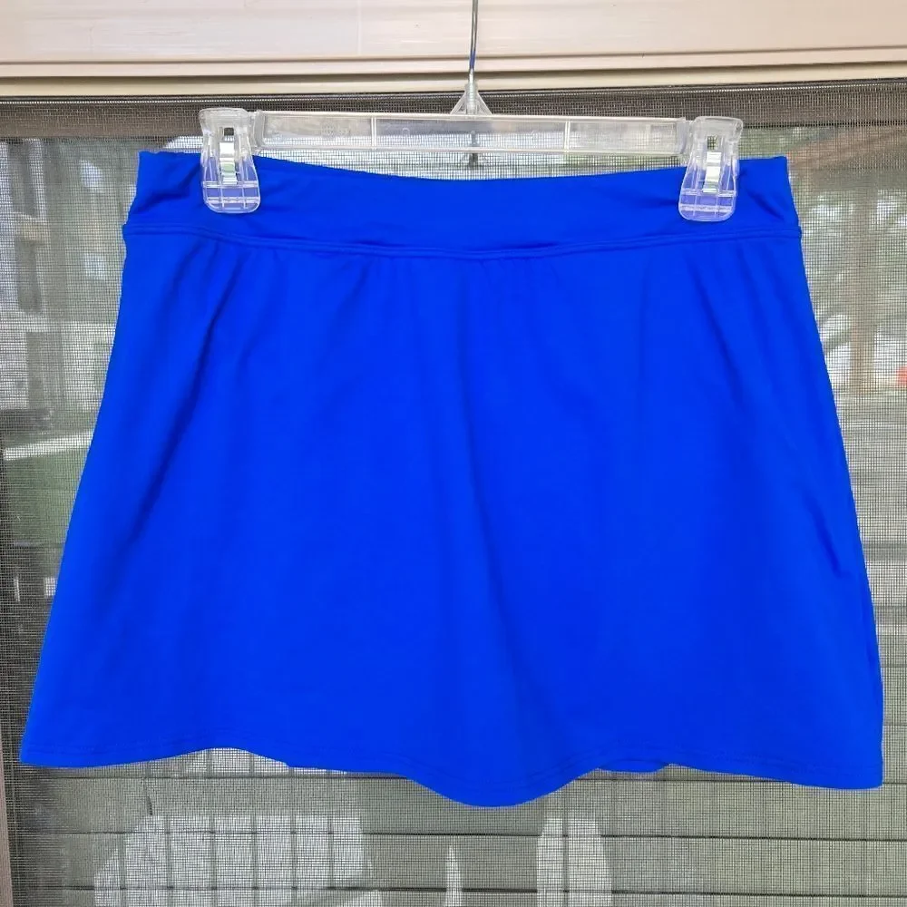 Lands' End Women's Long Torso Tummy Control Swim Skirt Sz 6